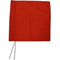 Sporti France Articulated Corner Pole With Flags 4 Units Rouge