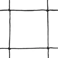 Emdé 3 Mm Braided Pe Mesh 145 6x2.10x0.80x1.60 M Goal Net 2 Units Argenté