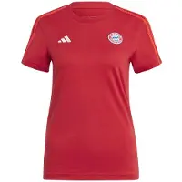 Adidas T-shirt à Manches Courtes Pour Femme Fc Bayern Munich 24/25 3 Stripes