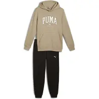 Puma Squad Hooded Tracksuit Beige XS Homme