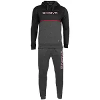 Givova 106 Tracksuit Gris 8-10 Years Garçon