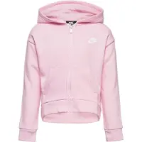 Nike Veste de survêtement 'Club' rose / rose / blanc