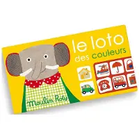 Moulin Roty Jeu de Loto des couleurs Les Popipop,