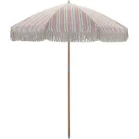House Doctor Parasol De Plage Ou De Jardin | Umbra | Rouge/vert | 263611020