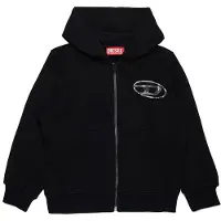Diesel Kids J02001 Sweatshirt Noir 4 Years Garçon