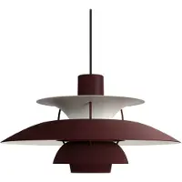 Louis Poulsen Suspension , PH 5 500, Rouge, Salon / séjour, Métal