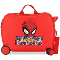 Marvel unisex pour enfant. 2259821 Valise pour enfants Spiderman Comic rouge -38x50x20cm (OSFA), Casuel, Synthétique, ABS/Polycarbonate