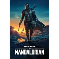 Star Wars The Mandalorian - Nightfall Unisexe Poster Multicolore Papier