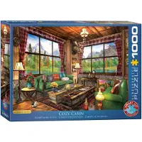 Eurographics Puzzle Dominic Davison - Cozy Cabin - 1000 pièces