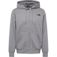 The North Face - Sweat à capuche zippé - M Simple Dome Full Zip Hoodie TNF Medium Grey Heather pour Homme - Taille XL - Gris