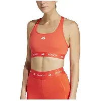 Adidas Techfit Medium Medium Impact Sports Bra Orange L / CD Femme