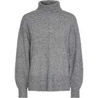 Pieces Pull-over gris chiné