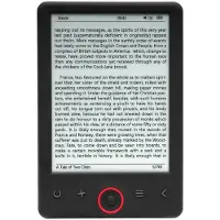 Denver E Reader 6 pouces - 4GB E Book Reader - extensible jusqu'à 32GB - 1024x758- EBO626 - Noir