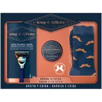 Gillette Neck Razor Pack++ Spare Parts 2 Pieces Bleu
