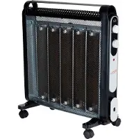 Jata RADIADOR MICATHERMIC 2000W Noir 5 plaques ELECTRIC, 3600 W, 1 litre, 44 décibels, Non applicable