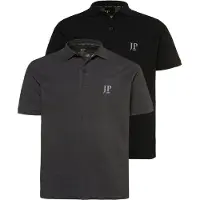 JP 1880 T-Shirt gris / noir
