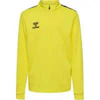 Hummel Sweat de sport jaune foncé / noir