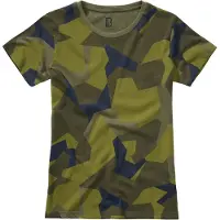 Brandit T-shirt bleu foncé / brocart / kaki / olive
