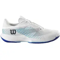 Wilson Kaos Swift 1.5 Mens Tennis Shoe White/Blue Atoll/Lapis Blue 43 1/3 Chaussures de tennis pour hommes