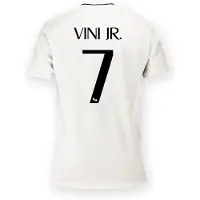 Real Madrid 24/25 Vinicius Home Short Sleeve T-shirt Blanc 2XL