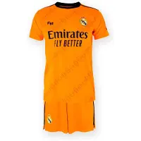 Real Madrid Tenue extérieur du pour enfants - taille 128 / 8 ans - Saison 2024/2025 - Tenue de football du pour enfants - Kit de fan officiel du