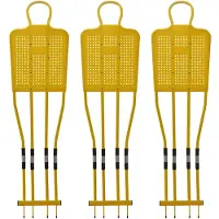 Sporti France 180 Cm Free Kick Training Dummy 3 Units Doré