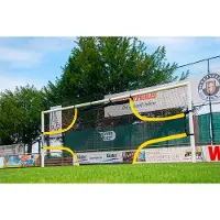 Powershot For Football Goal Target Shot Argenté 6x2.1 m