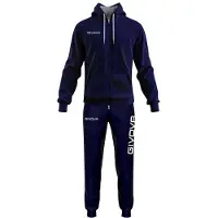 Givova King Cotone Terry Poker Tracksuit Bleu 6-8 Years Enfants