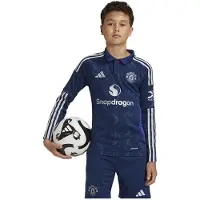 Adidas Manchester United 24/25 Away Junior Long Sleeve T-shirt Bleu 15-16 Years Garçon