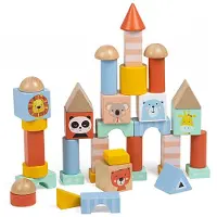 Eurekakids Blocs De Construction En Bois Sauvage