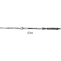 Ultraflex C14 13 ft engine shackle cable | 32418M