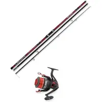 LINEAEFFE Extreme Fishing Gear Red Devil Surfcasting Combo Argenté 4.20 m / 120-250 g