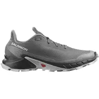 Salomon Chaussures de Trail Salomon Men Alphacross 5 Pewter Black Ghost Grey-Taille 40,5