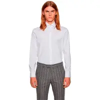 BOSS Jason Long Sleeve Shirt Blanc 44 / Regular Homme