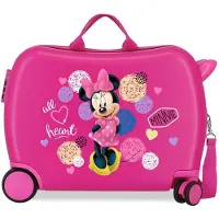 Disney pour homme/garçon. 2059821 Minnie Coeur Multidirectionnel 2 Roues -38x50x20cm (OSFA), Casuel, Rose, ABS/Polycarbonate, Pilote, m
