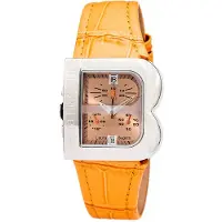 Laura Biagiotti Montre Femme - - LB0002L-06 - Quartz - Cuir - Ø 33 mm - Orange