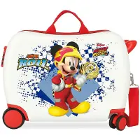 Disney Mickey Joy 34l Trolley Bag Blanc