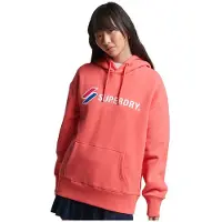 Superdry Code Sl Applique Os Hoodie Orange XS-S Femme