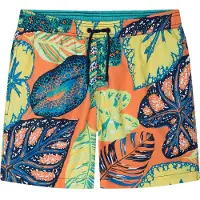 Hackett Large Leaves Swimming Shorts Orange 2XL Homme