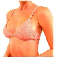Rhythm Wave Break Fixed Bikini Top Rose XS Femme