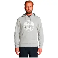 North sails 691003 Graphic Hoodie Gris S Homme