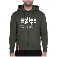 Alpha industries Sweat-shirt olive / blanc