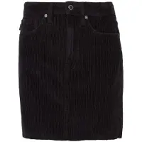Superdry Vintage Cord Mini Skirt Noir 24 Femme