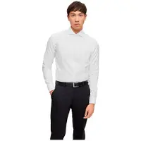 BOSS T-hays-spread-214 10244966 01 Long Sleeve Shirt Blanc 39 Homme
