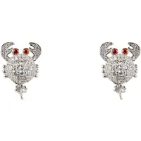 Lancaster Jla-ear-crab1 Earrings Argenté Femme