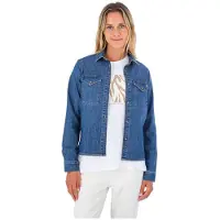 Hurley Oceancare Birdie Long Sleeve Shirt Bleu XL Femme