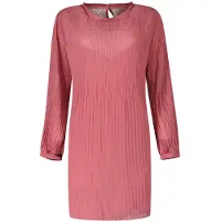 Pepe Jeans Marta Long Sleeve Dress Rose L Femme