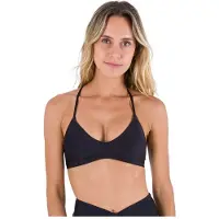 Hurley Solid Adjustable Bikini Top Noir XS Femme