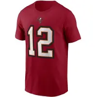 Nike Nfl Tampa Bay Buccaneers Name & Number Short Sleeve T-shirt Rouge M Homme