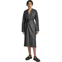 G-Star Wrap Long Sleeve Dress Noir S Femme